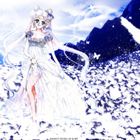 Princess Serenity and Pegasus