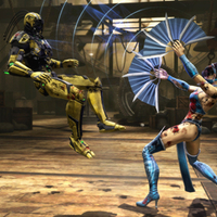 Mortal Kombat 9 Cyrax and Kitana
