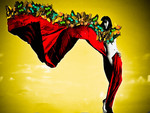 butterfly woman