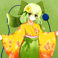 Koishi wearing kimono