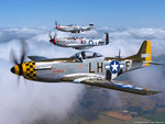 North American P51 Mustangs