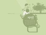 April Calendar 2009