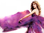 taylor in purple