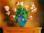 Blue  vase