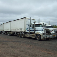 Three trailer roadtrain, Australia