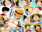 luffy polaroid
