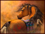 Native American Horse Painting