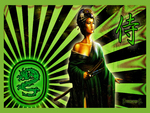 THE WOMAN SAMURAI IN GREEN