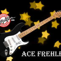 Kiss Ace Frehley Autographed Guitar Free Wallpaper