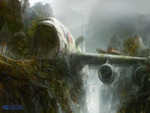 Crashed plane