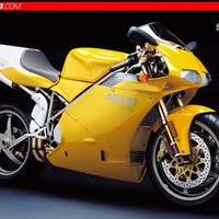 Yellow Ducati