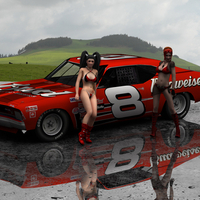 Dale Earnhardt Jr Flashback Chevelle