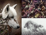 Wolf art