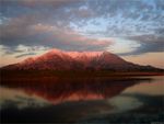 mirrored mountains