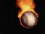 Flaming Baseball