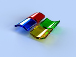 Glass Windows XP Logo