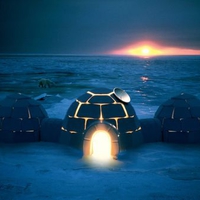 All the Comforts of Home (Satellite Dish on Igloo)