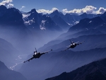 Saab Gripen\'s In The French Alps