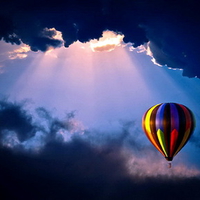 Balloon in the storm