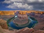Horseshoe Bend Overlook Near Page Arizona