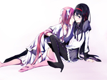 Akemi Homura and Kaname Madoka