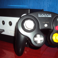 Nintendo Gamecube and Controller Black