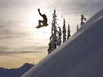 Catching Air in Mount Baker Backcountry Washington
