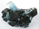 Aquamarine Beryl With Schorl