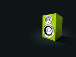 Lime Colored Speaker