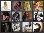 Beauty women in different images