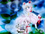 Sailor Moon and Chibi-Usa