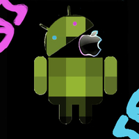 Pink & Blue Android
