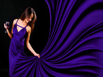 the purple dress