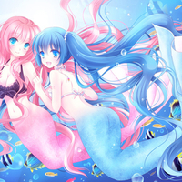 Miku and Luka Mermaid