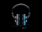 HEADPHONES NEON BLUE HD