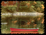 Red Rowboat in Autumn F1