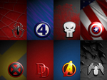superhero logos