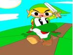 Yoshi And Toon Link