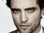 Black and white Rob Pattinson