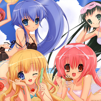 Summer-colored Beach Side