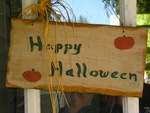 Happy Halloween Sign