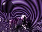 Purple swirls and unicorns