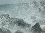 waves and rocks