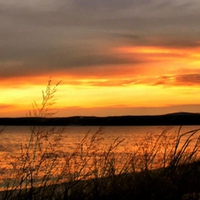 Sunset over Harbor Springs