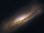 Spiral galaxy NGC 3190