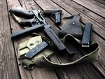 Thompson sub machine gun