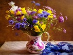Wild flowers in vase