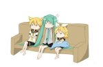miku,len and rin just bored