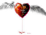 Red Heart with Wings