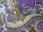 dragon on lavender